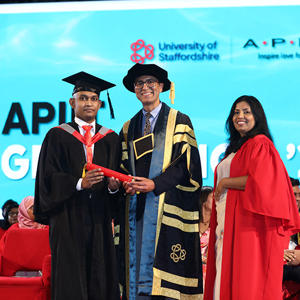 Professor Raheel Nawaz at APIIT's graduation