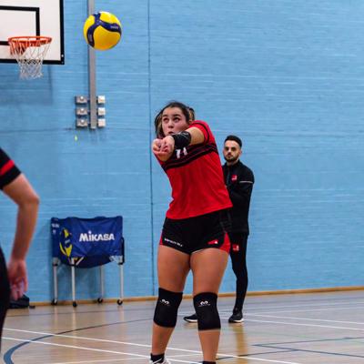 Staffs number 11 receives the ball from the opposition 